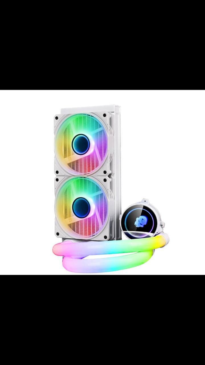 LIQUID COOLER COOLMAN 240 WHITE EDITION ARGB TUBES