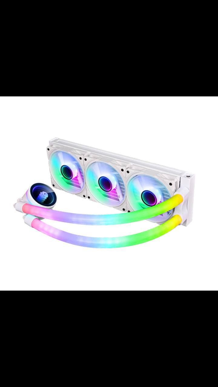 LIQUID COOLER COOLMAN 360 WHITE EDITION ARGB TUBES